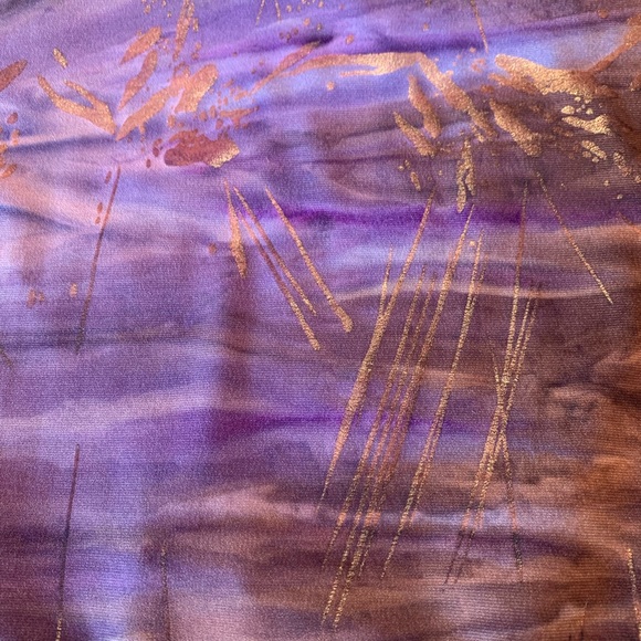 Short Purple Designer Dress - Picture 5 of 5